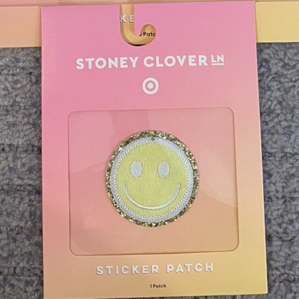 Stoney Clover Lane x Target smiley happy face patch